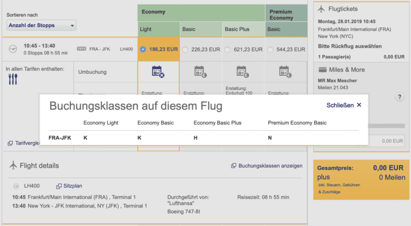 Was Sind Buchungsklassen Beim Fliegen Reisetopia Basics