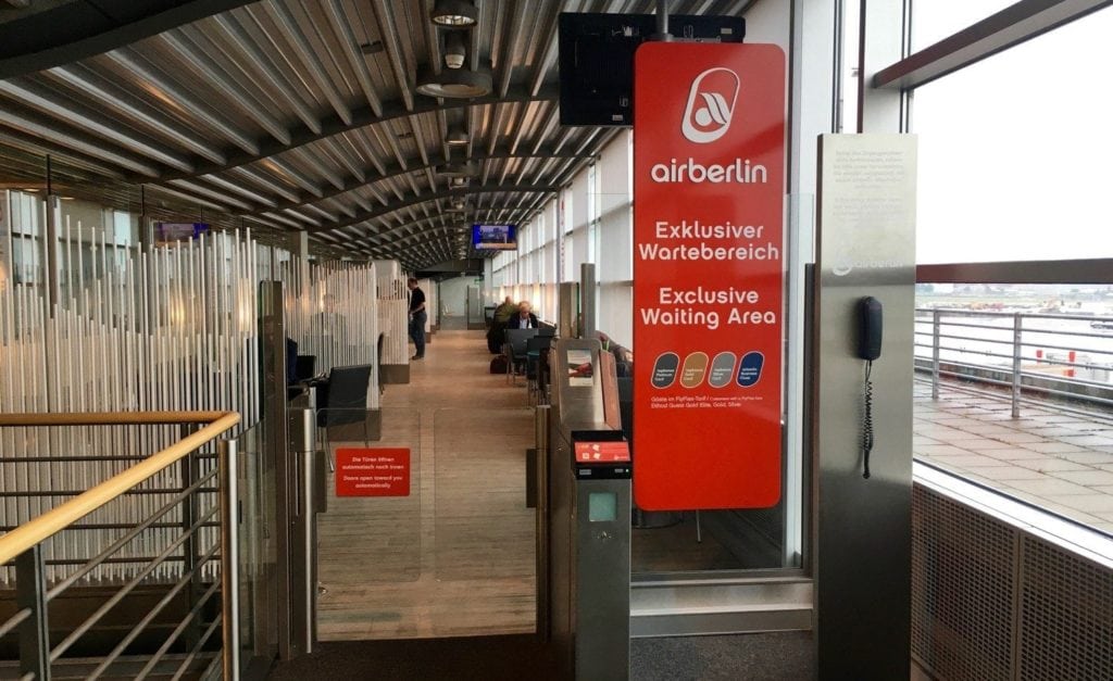 airberlin Exklusiver Wartebereich Eingang – 1