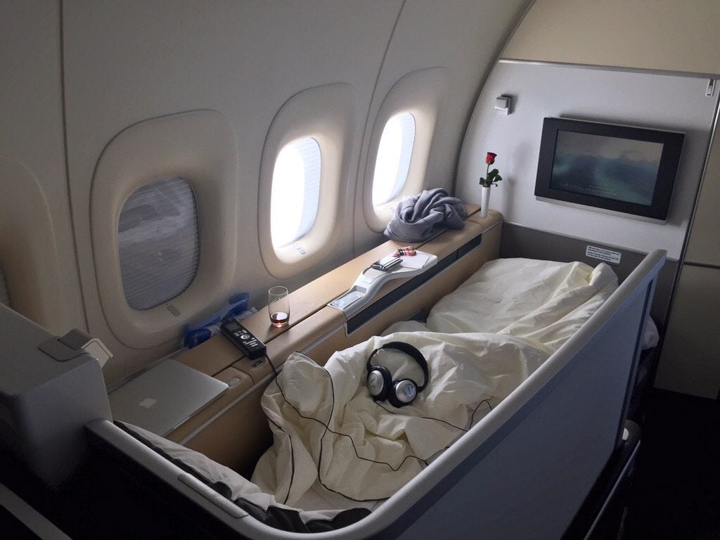 Lufthansa First Class Bett – 1