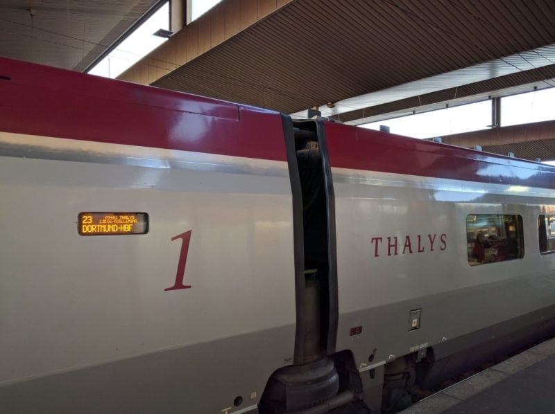 Review Thalys Comfort 1 reisetopia