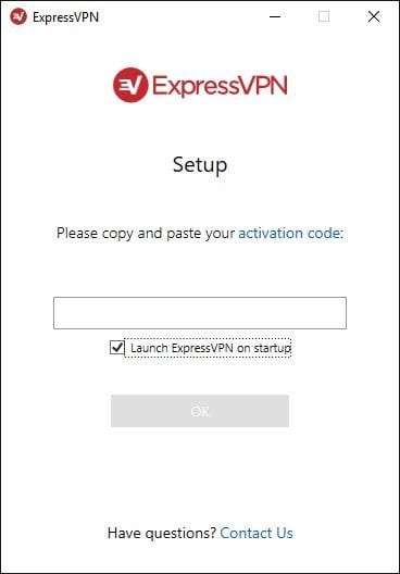 ExpressVPN Windows Activation