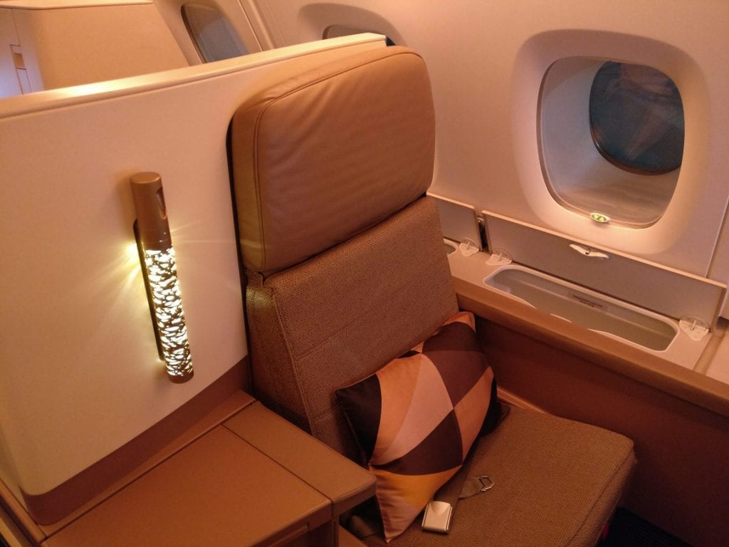 Etihad Airways Airbus A380 Business Class