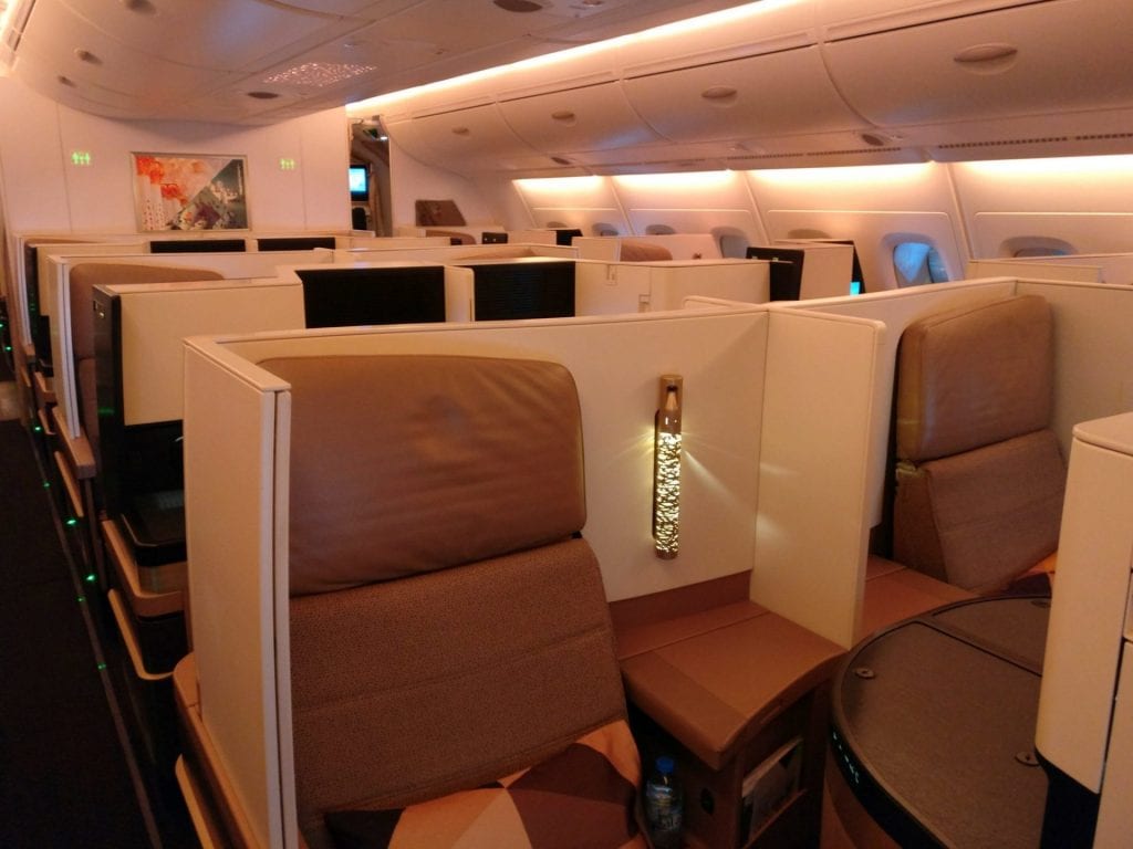 Etihad Airways Business Class Airbus A380