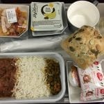 malaysia airlines a380 dinner