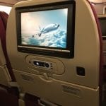 Malaysia Airlines A380 Screen