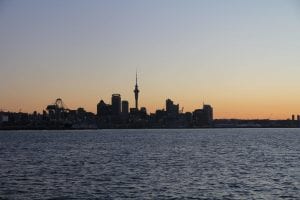 Auckland Sonnenuntergang