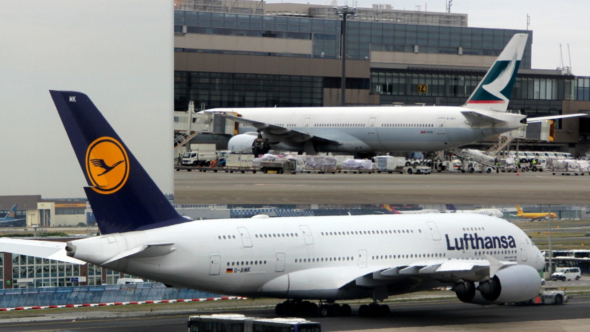 Lufthansa und Cathay Pacific