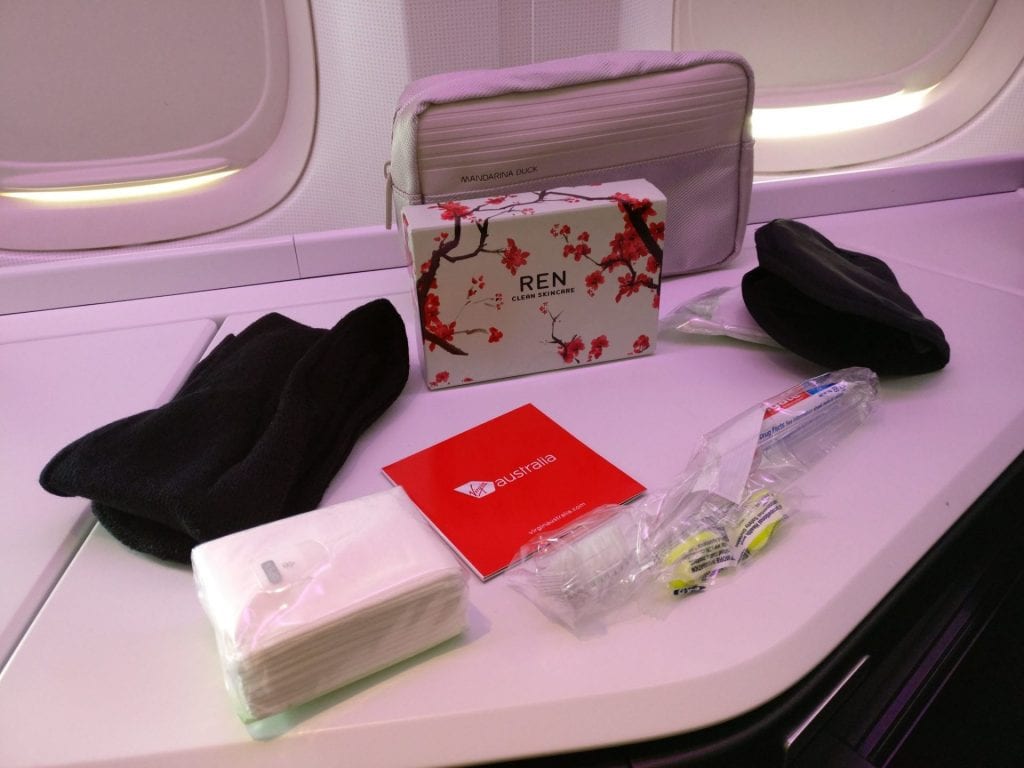 Virgin Australia Business Class Amenity Kit