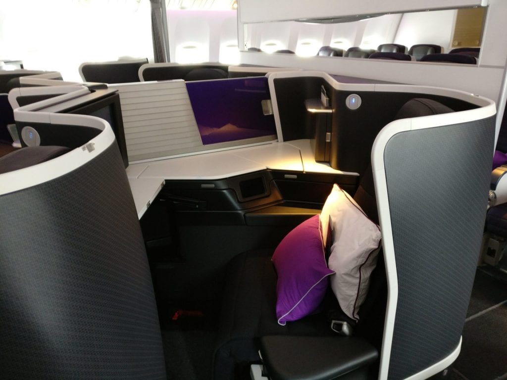 Virgin Australia Business Class Boeing 777 Sitz