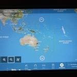 Virgin Australia Business Class Boeing 777 Map