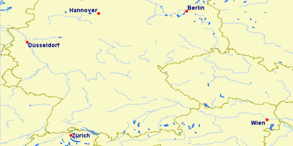 Mileage Run GC-Map Karte Hannover