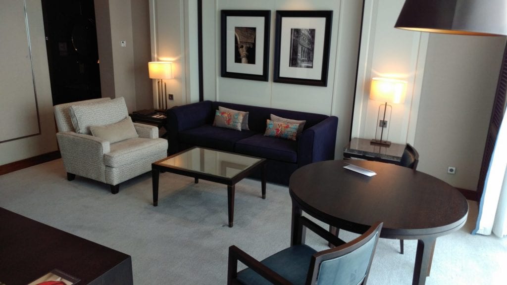 Hilton Bomonti Istanbul Executive Suite Living Room