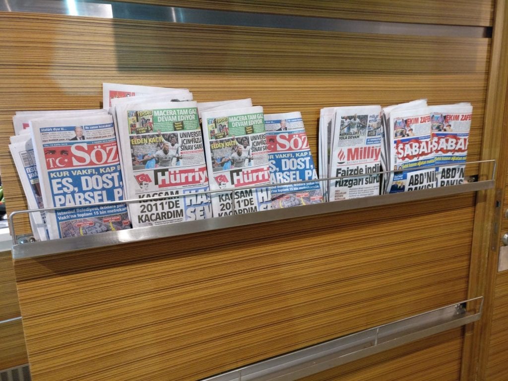 Millenium Lounge Ankara Newspapers