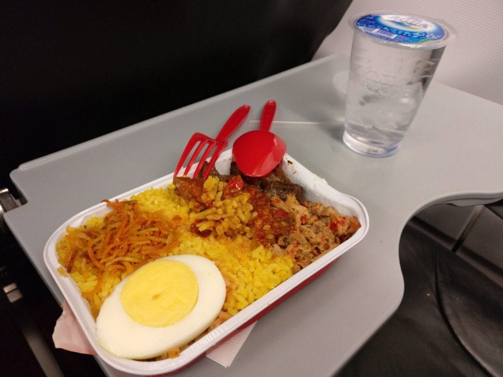 Air Asia Airbus A320 Meal
