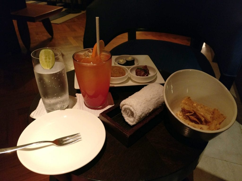 Conrad Bali Executive Lounge Evening Snacks