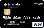 Santander 1plus Visa Kreditkarte