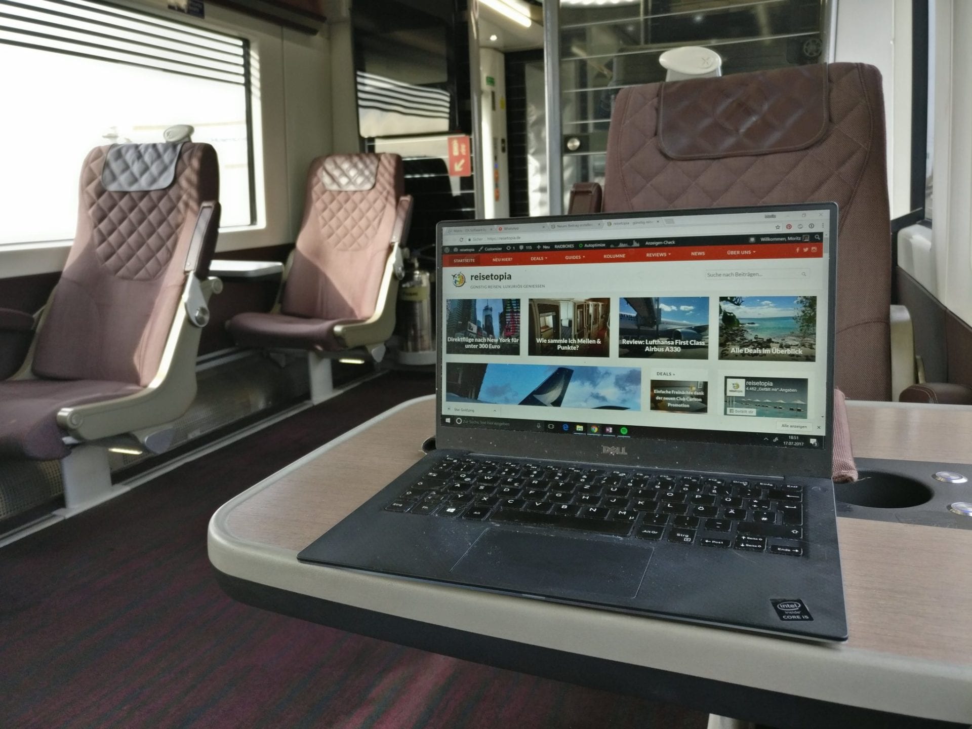 Heathrow Express First Class Laptop