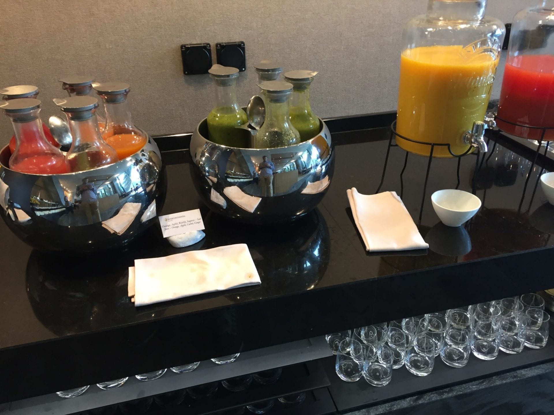 InterContinental Davos Frühstück Saft