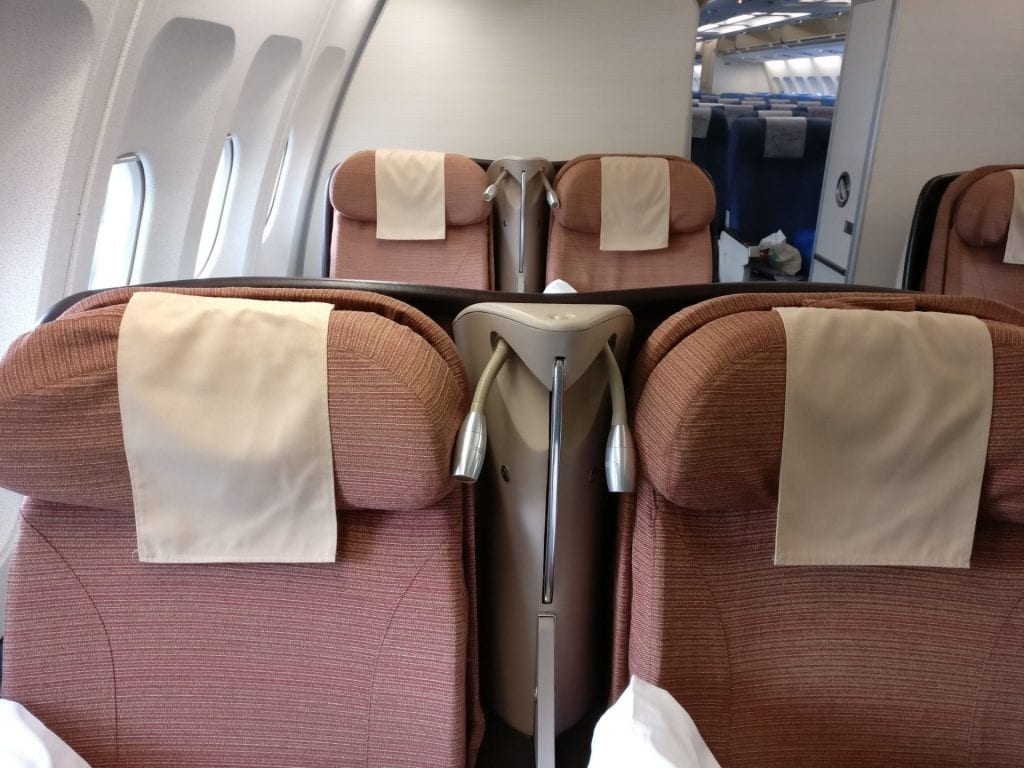 Philippine Airlines Business Class Airbus A340 Seating 4