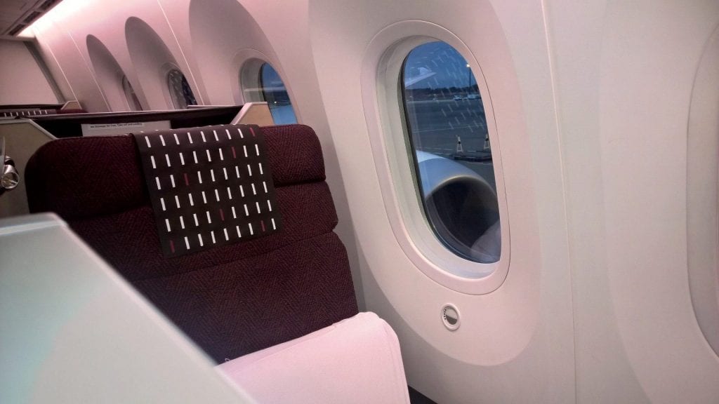 Japan Airlines Business Class Boeing 787 Seat 6
