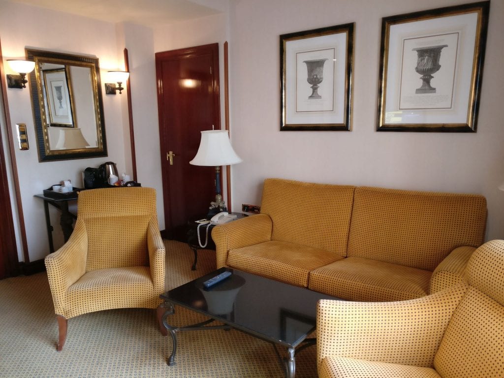 InterContinental Madrid Premium Suite Living Room