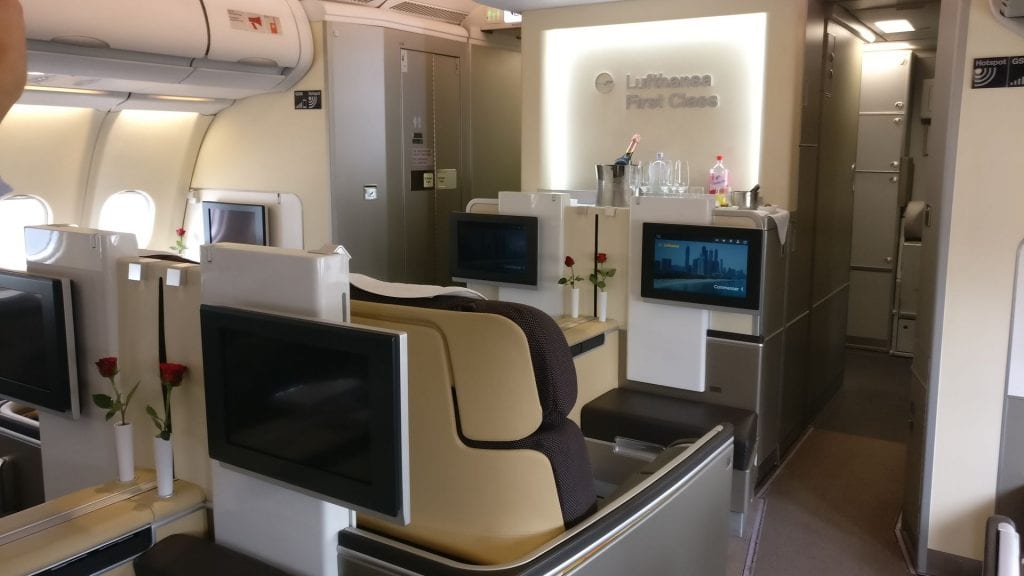 American Express Platinum Card Lufthansa First Class einlösen