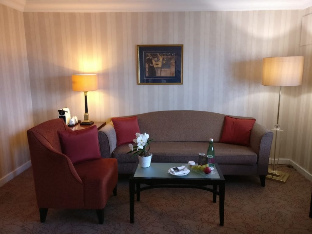 InterContinental Vienna Junior Suite Living Room