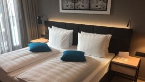 Radisson Blu Mannheim Bett