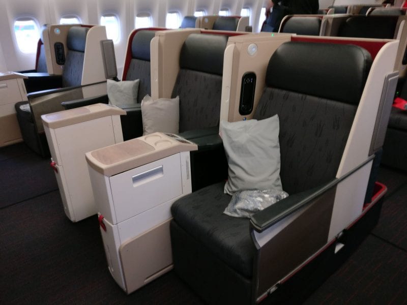 Turkish Airlines Business Class Boeing 777 Bewertung Mit