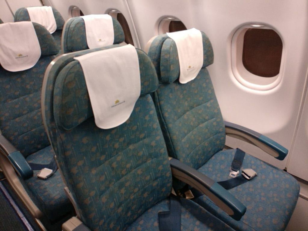 Vietnam Airlines Economy Class Airbus A330 Seat 2