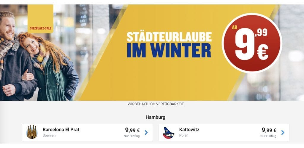 ryanair 10 Euro Flüge