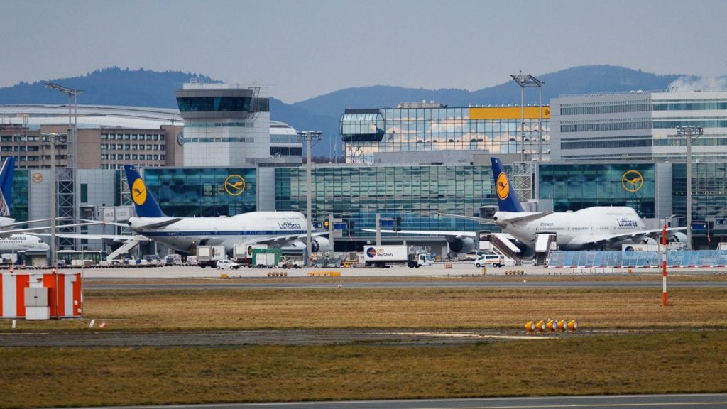 Frankfurt Airport Lufthansa Boeing 747 Flugzeug