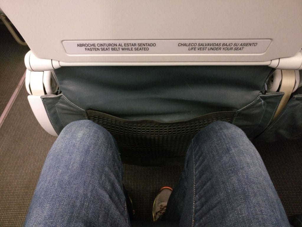 LATAM Economy Class Airbus A320 Seat Pitch 2