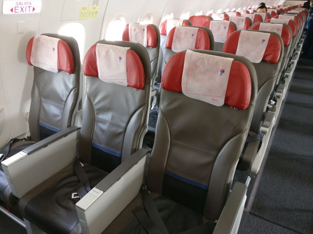 LATAM Economy Class Airbus A320 Seating 2