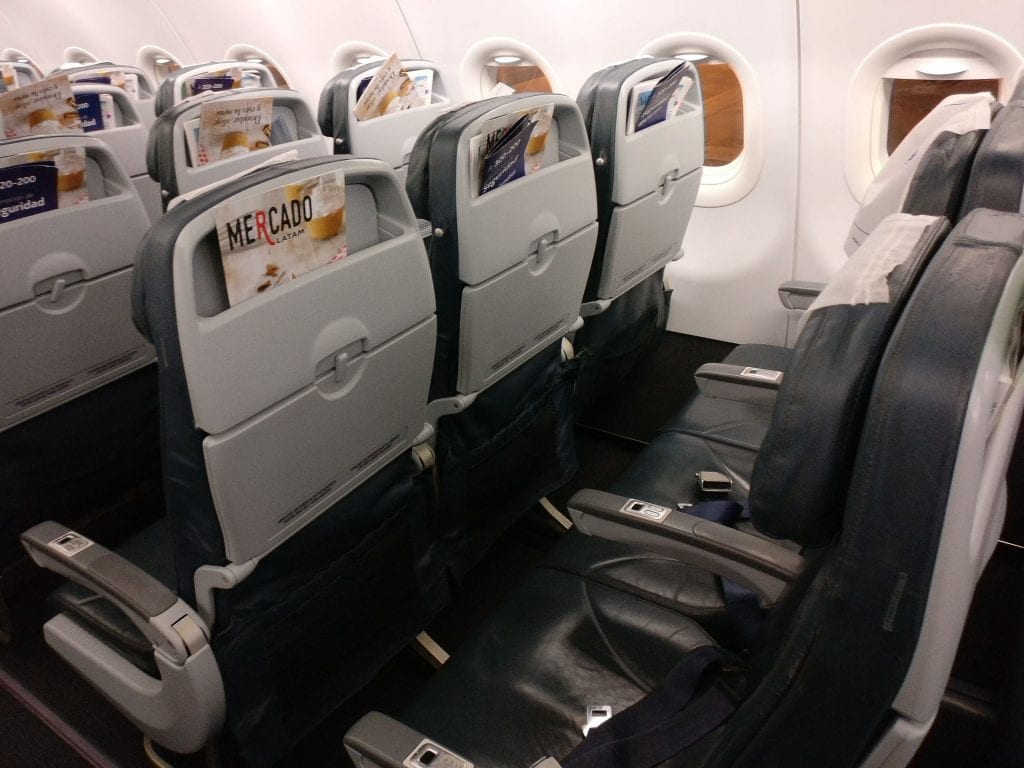 LATAM Economy Class Airbus A320 Seating 3
