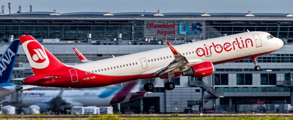 airberlin Airbus A321 Düsseldorf Airport DUS