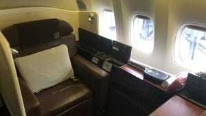 Japan airlines first class Suite Boeing 777