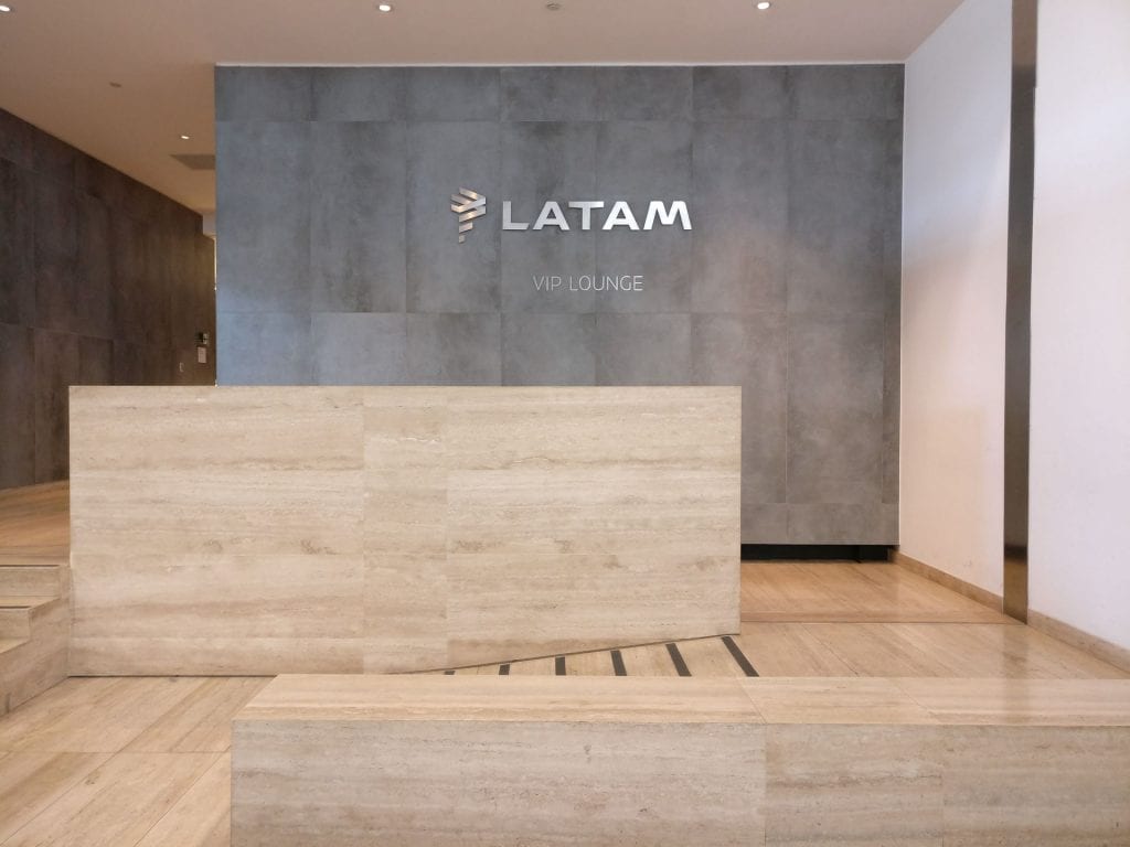 LATAM Lounge Santiago Entrance