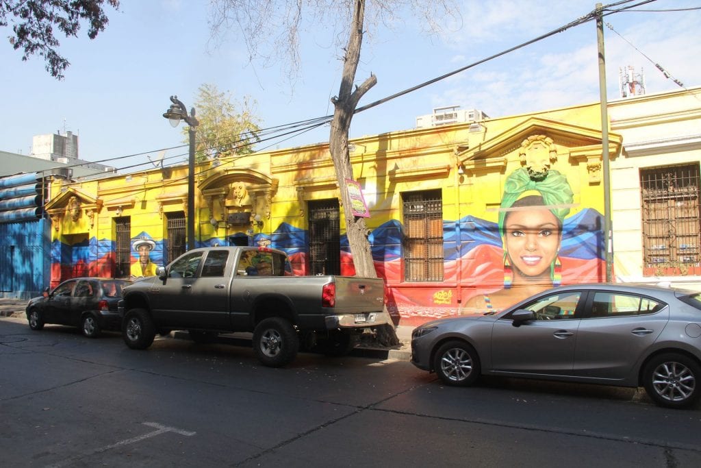 Santiago de Chile Straße