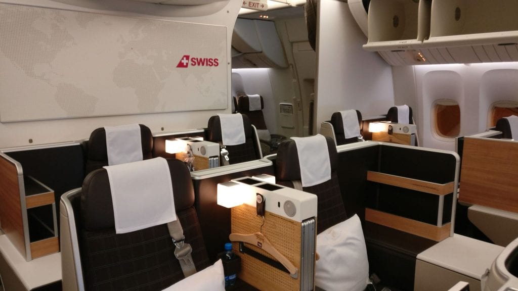 Swiss Business Class Boeing 777