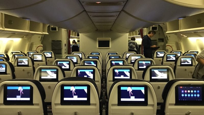 Review Air France Economy Class Langstrecke Ein