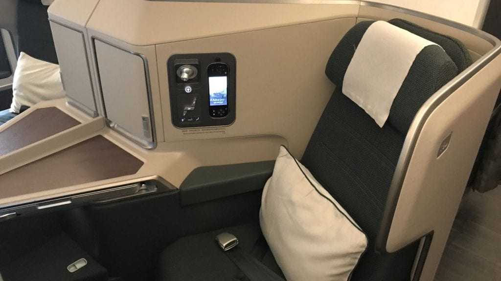cathay pacific business class airbus a350 sitz 3