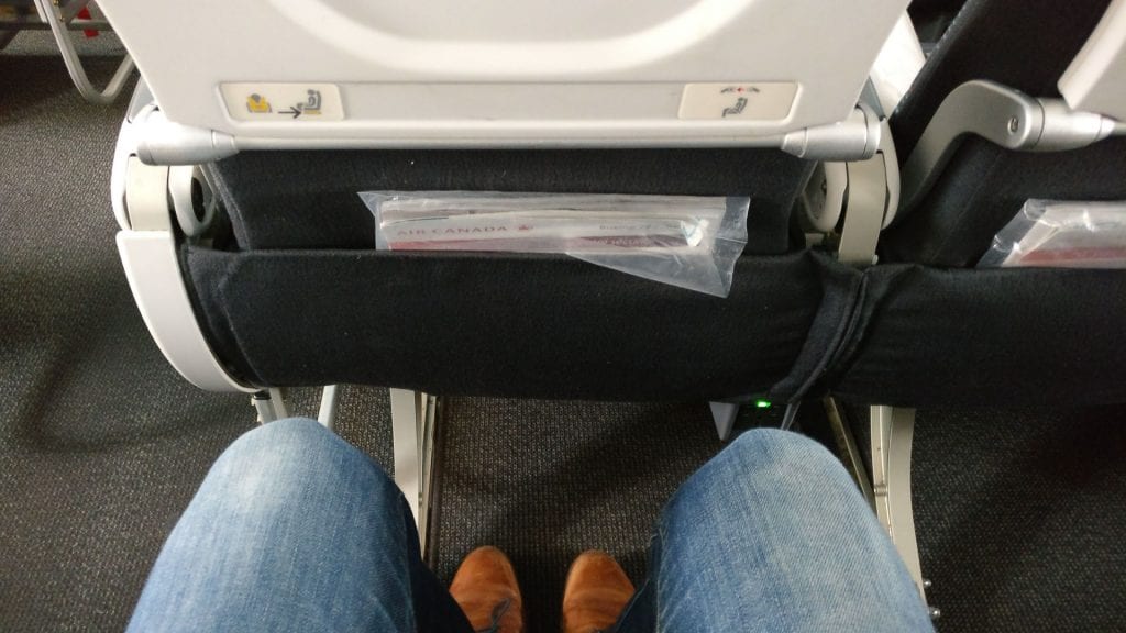 Air Canada Economy Class Boeing 777 300ER Seat Pitch