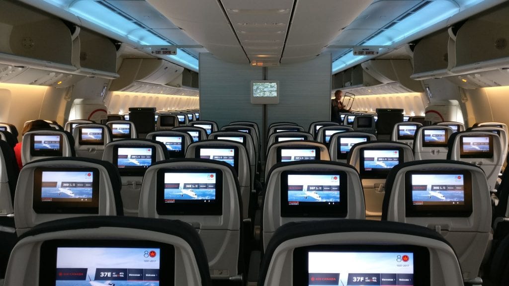 Air Canada Economy Class Boeing 777 300ER Seating 2
