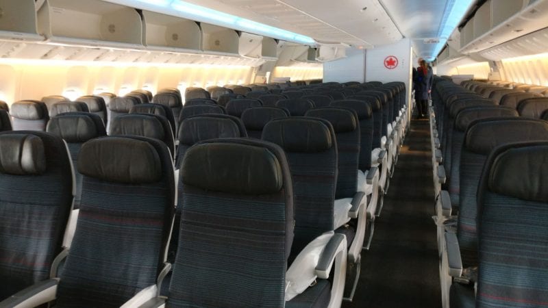Review Air Canada Economy Class Langstrecke Der