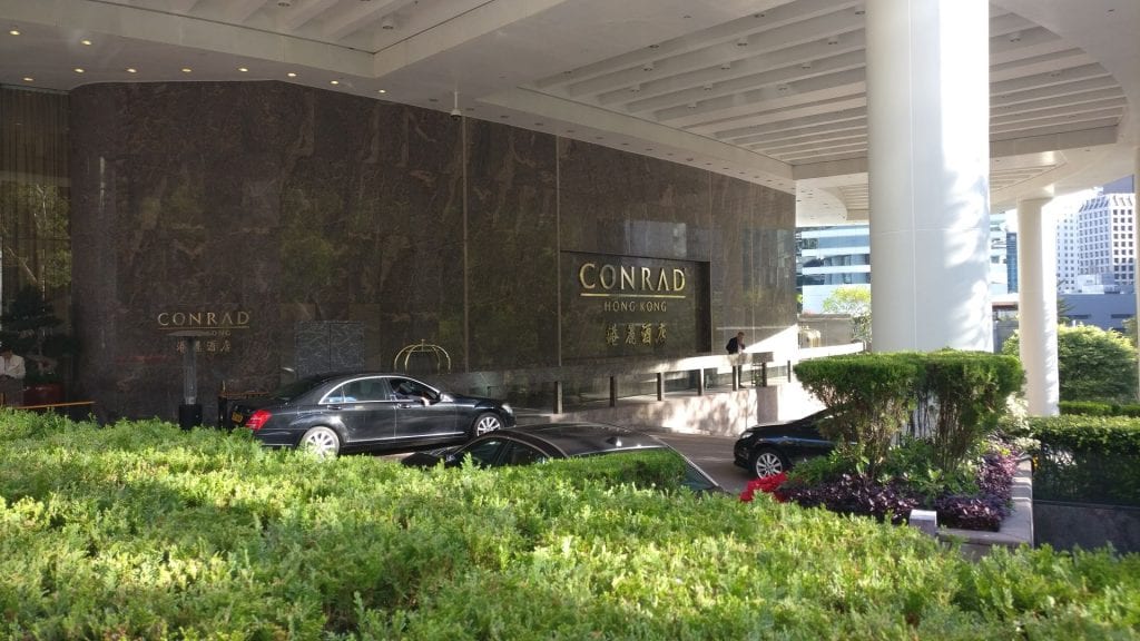 Conrad Hongkong Entrance