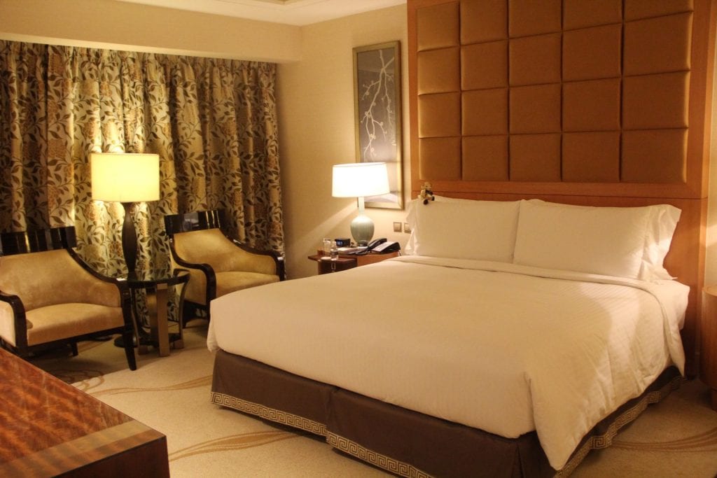 Conrad Macao Deluxe Suite Bedroom