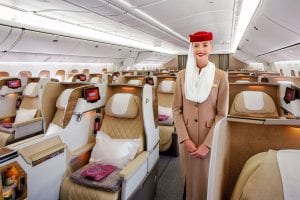 Emirates Business Class Boeing 777 200LR 3