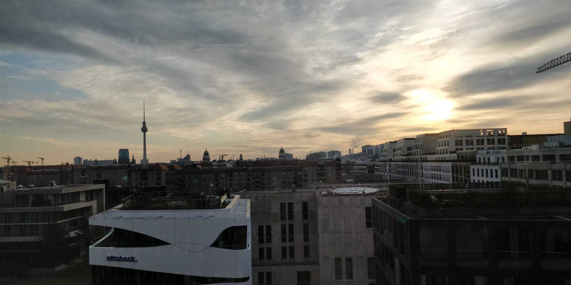 Marriott Berlin Ausblick auf Berlin Skyline
