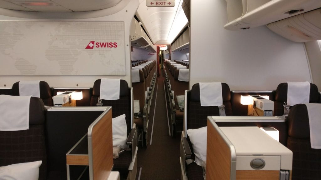 Swiss Business Class Boeing 777 5